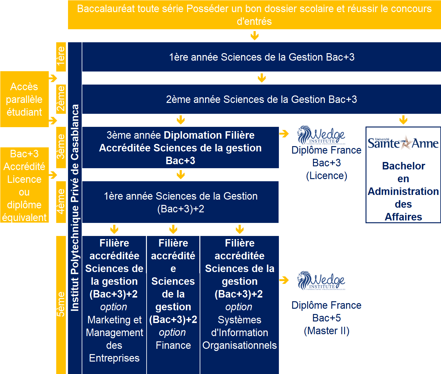 Parcours de la Business School